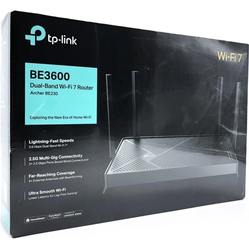 TP-Link Archer BE3600 Wi-Fi 7 Dual-Band Router 2.5G