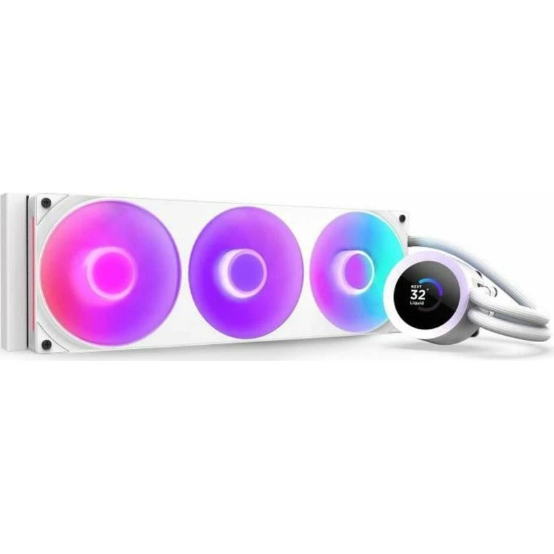 NZXT Kraken Plus 360 RGB – Hvid 360mm AIO med display