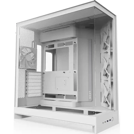 NZXT H9 Flow (2025) Miditower – Hvid