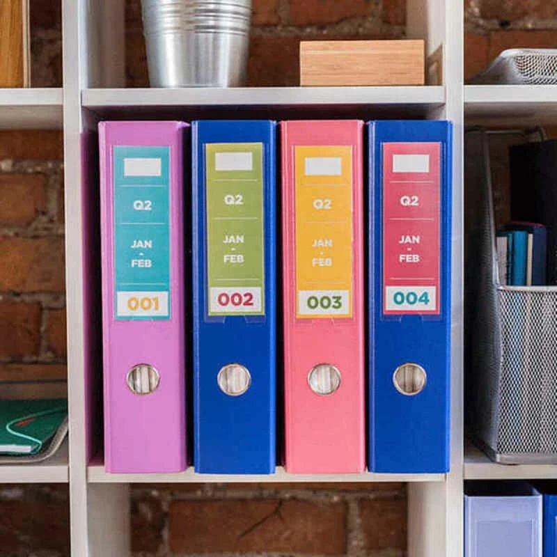 Brother CZ-1001 etiketrulle 9 mm x 5 m (hvid/lilla)