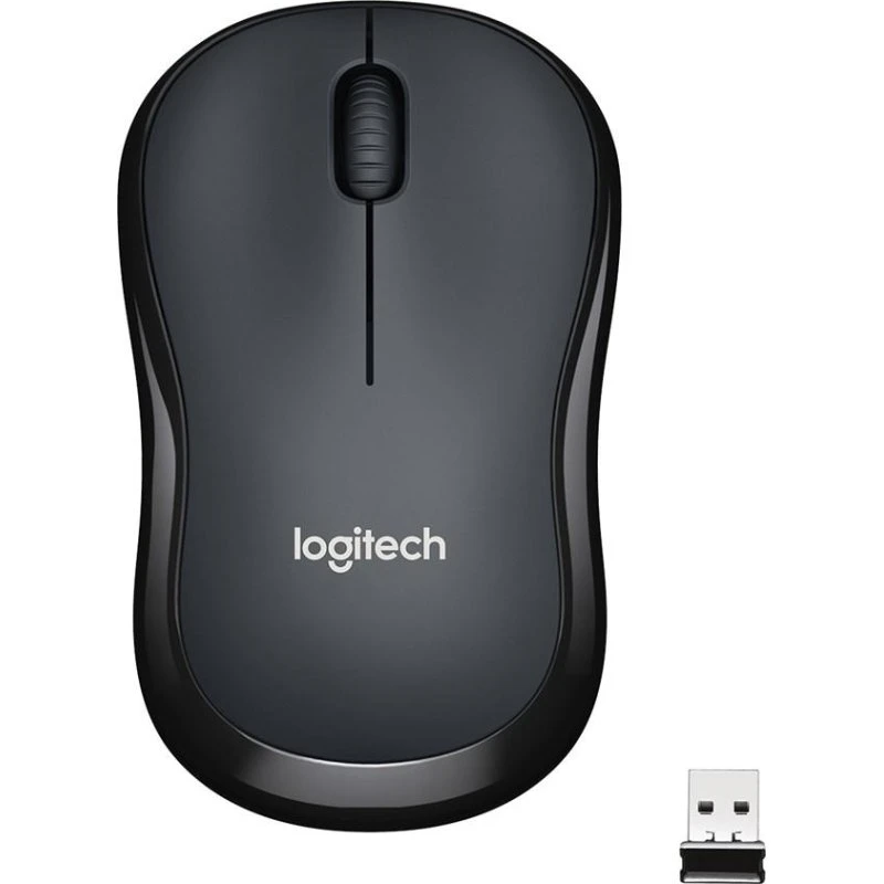 Logitech M220 Silent trådløs mus – kulgrå