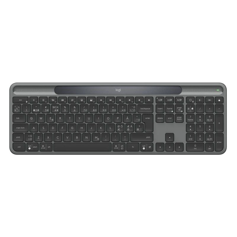 Logitech Signature Slim Solar+ K980 – Trådløst nordisk tastatur