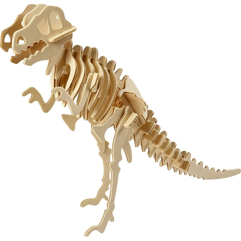 3D Træpuslespil Dinosaur, 33x8x23 cm — Samlesæt