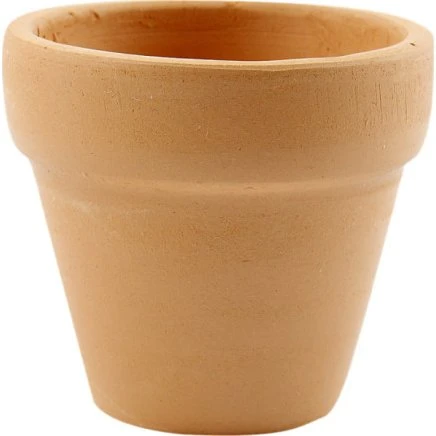 Terrakotta urtepotter Ø5 x H4,2 cm – 48 stk.
