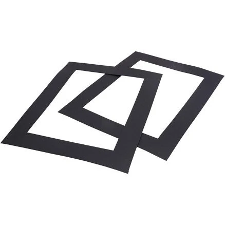 Passepartoutrammer A4 28,5x37 cm, sort – 100 stk.