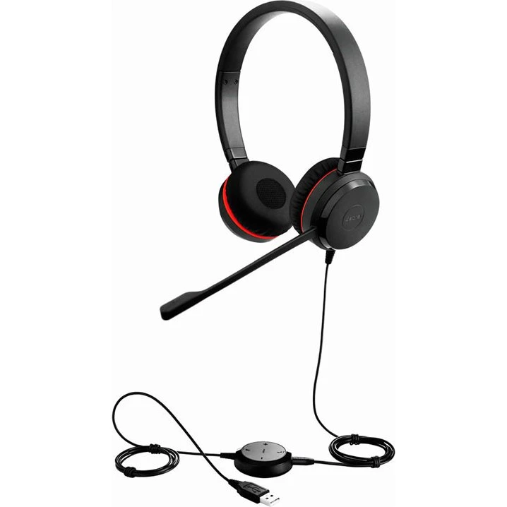 Jabra Evolve 30 II MS Stereo – USB-A/3,5 mm headset