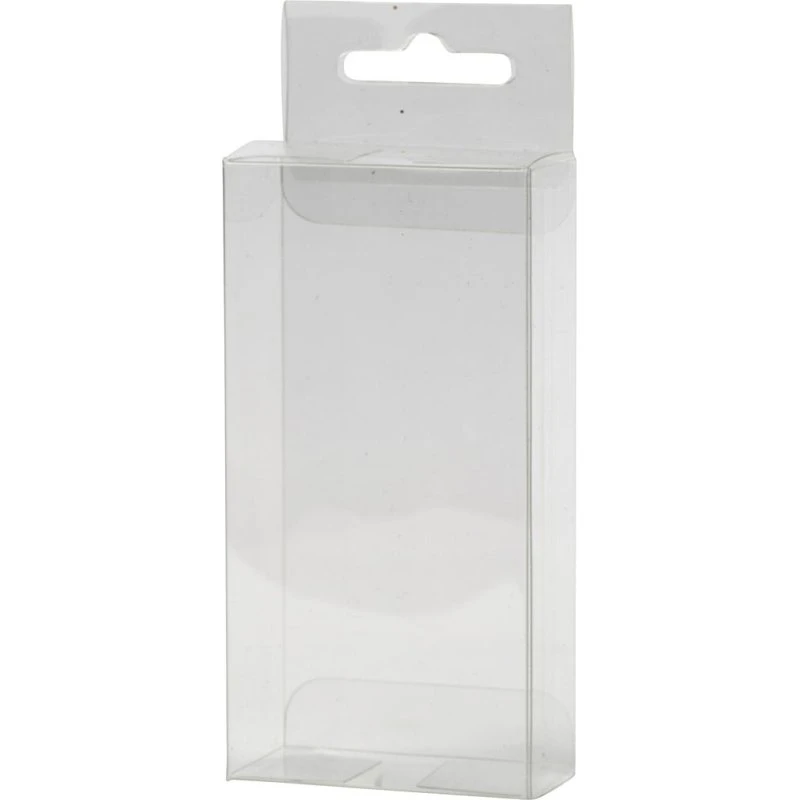 Transparent PET-æske 51×100×26 mm – 100 stk.