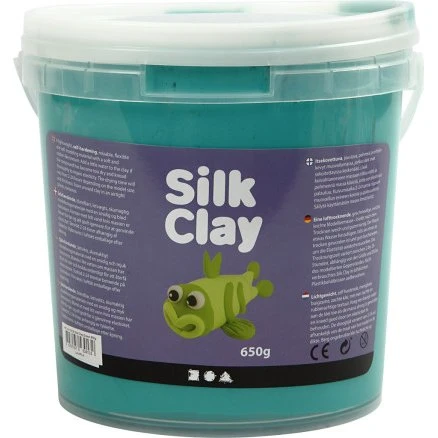 Silk Clay modellervoks 650 g – grøn