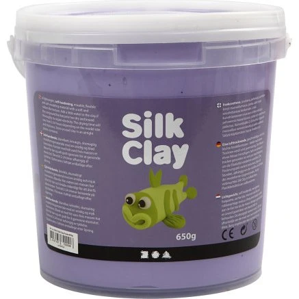 Silk Clay modellervoks - lilla 650 g