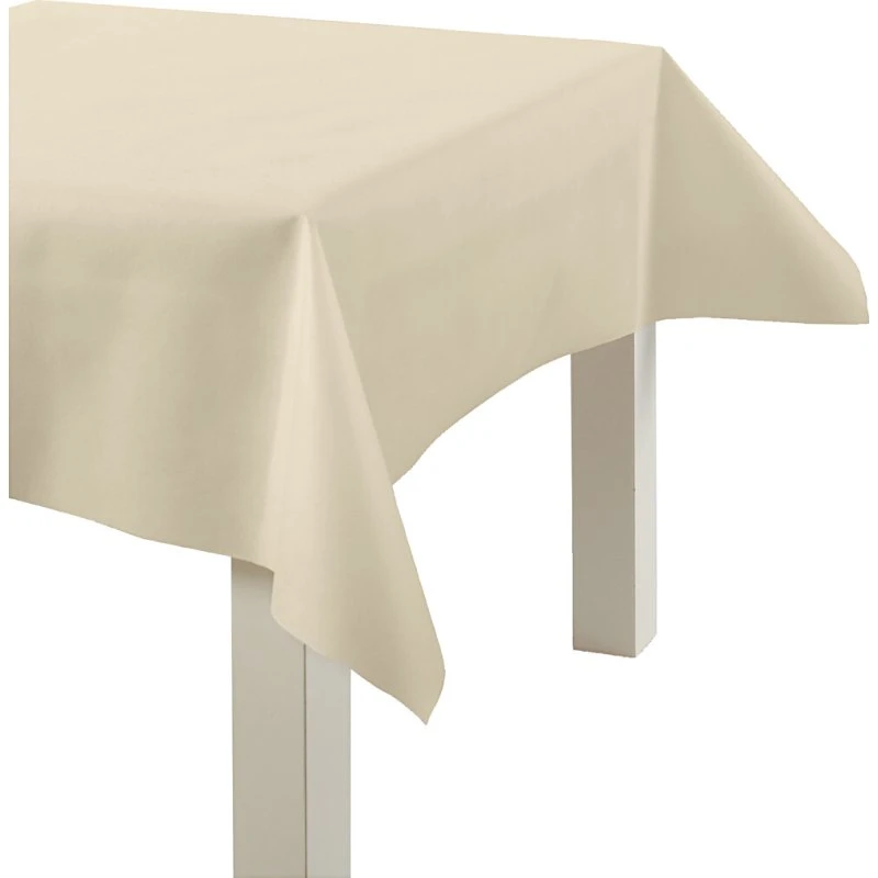 Dug i imiteret stof 125 cm x 10 m – creme, 70 g
