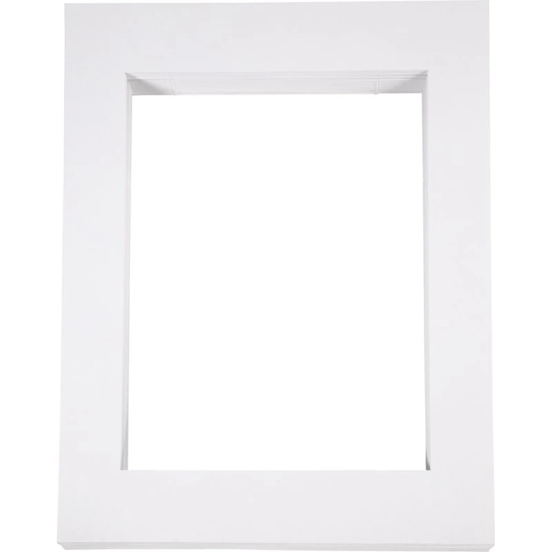 Passepartoutrammer A3 (40x50 cm) 100 stk, hvid 500 g