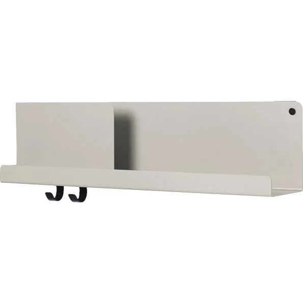 Muuto Folded hylde 63x16,5 cm – Grey