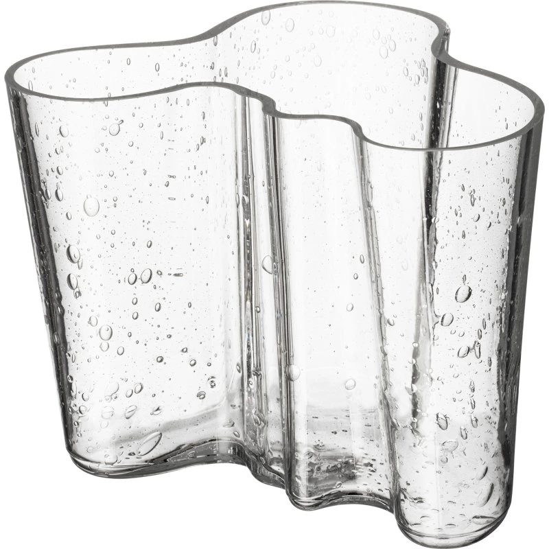 Iittala Aalto bobbleglas vase 16 cm, klar