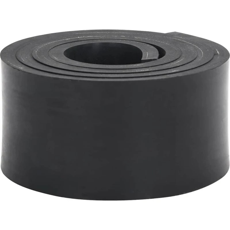 Gummikant til sneplov 200x10x1 cm - sort