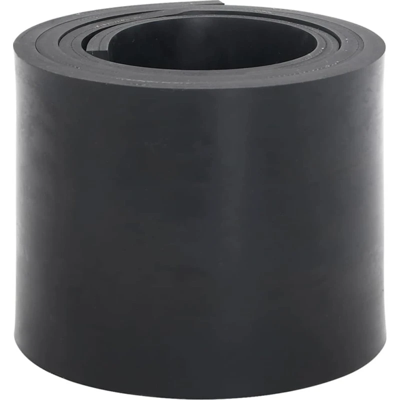 Gummikant til sneplov 180x15x1 cm - sort