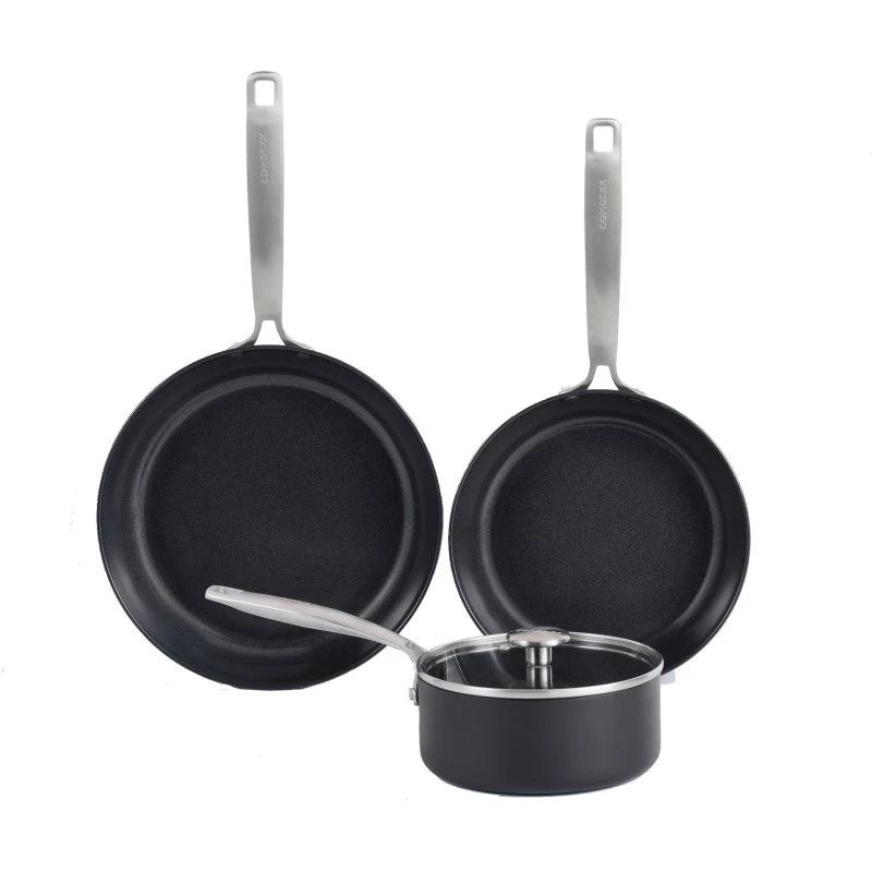 Combekk Element 4-del stempande- og kasserollesæt, sort