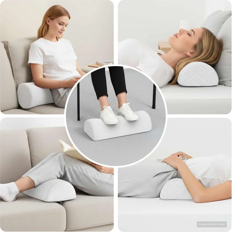 Benspude Ensfarvet Hvid 52x20x12 cm – Komfort & Støtte