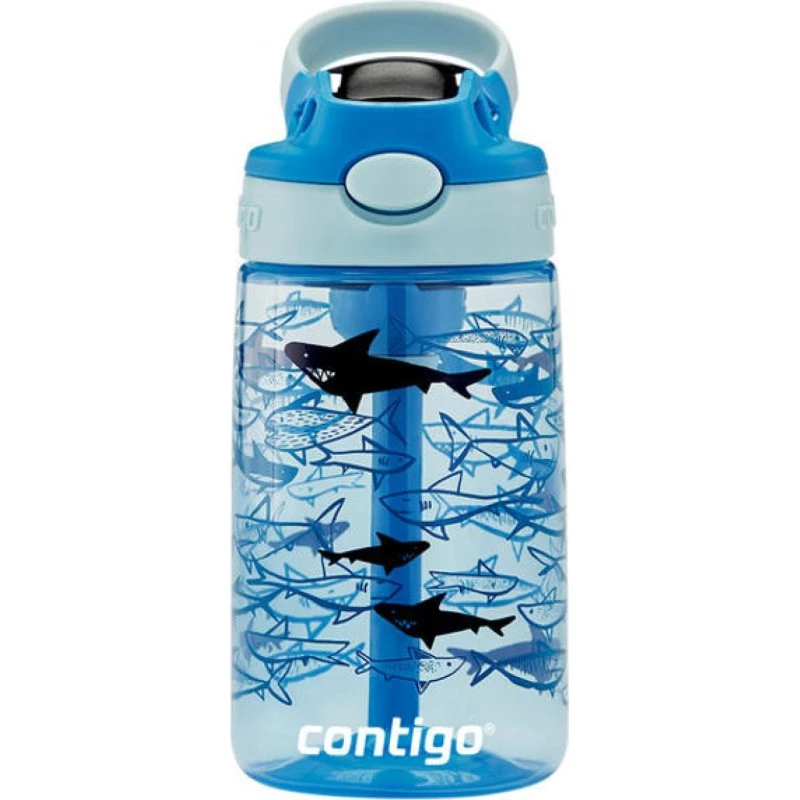 Contigo Easy Clean Blue Sharks 420 ml AUTOSPOUT