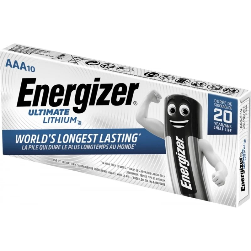Energizer Ultimate Lithium AAA 10-pack (10 stk)