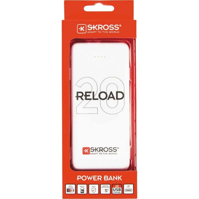 SKROSS Reload 20 Powerbank – Mobil oplader