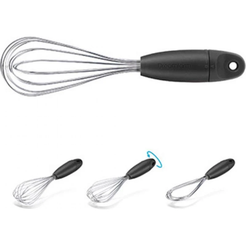 Dreamfarm Mini Flisk – foldbart mini-piskeris (sort)