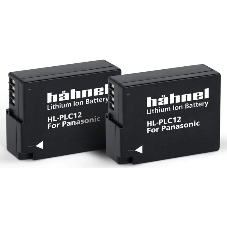 Hähnel 2x Genopladeligt batteri til Panasonic (DMW-BLC12) 1000mAh