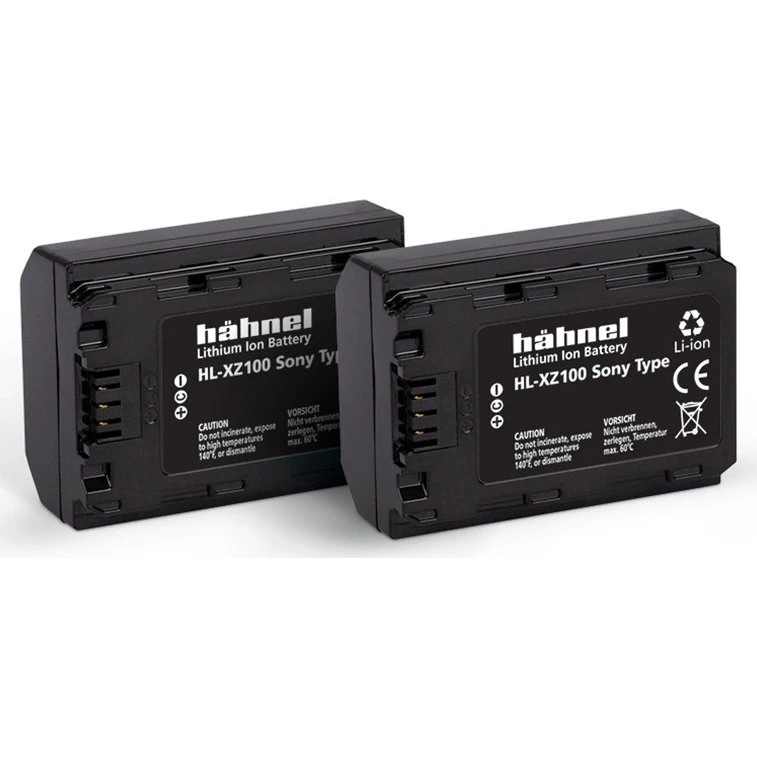 Hähnel NP-FZ100 / HL-XZ100 Batteripakke 2x2000mAh