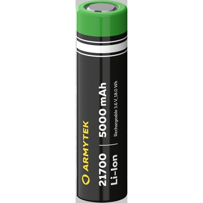Armytek 21700 Li-ion 5000mAh batteri (uden PCB)