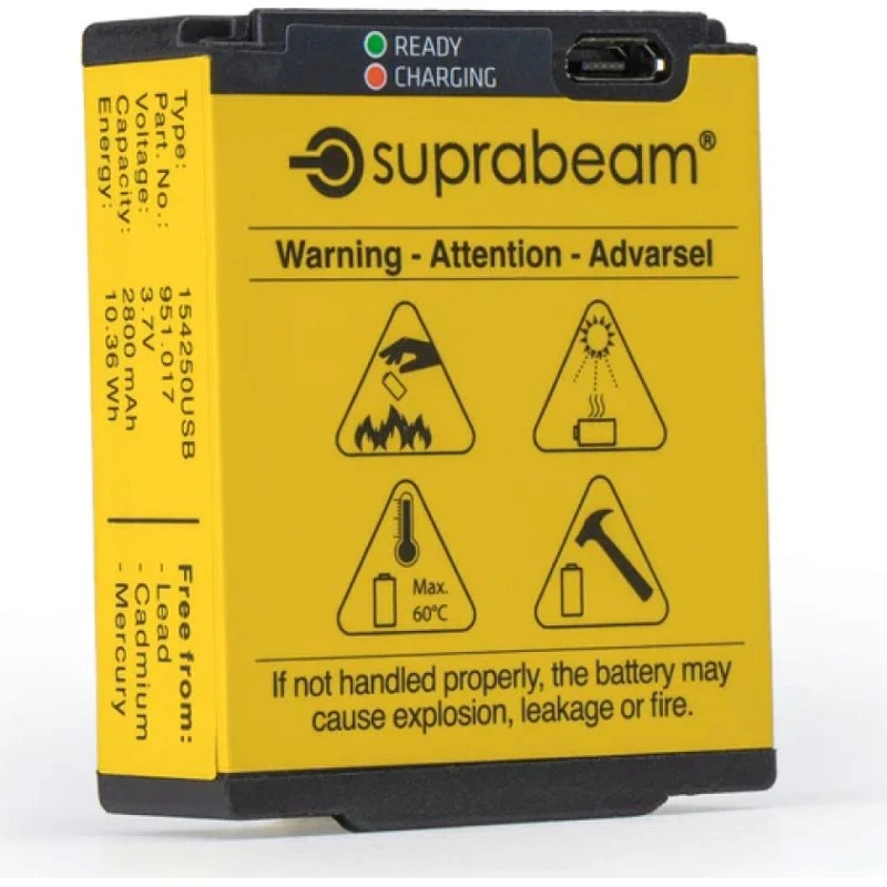 Suprabeam 154250 Li-Polymer 2800 mAh batteri til V3/V4