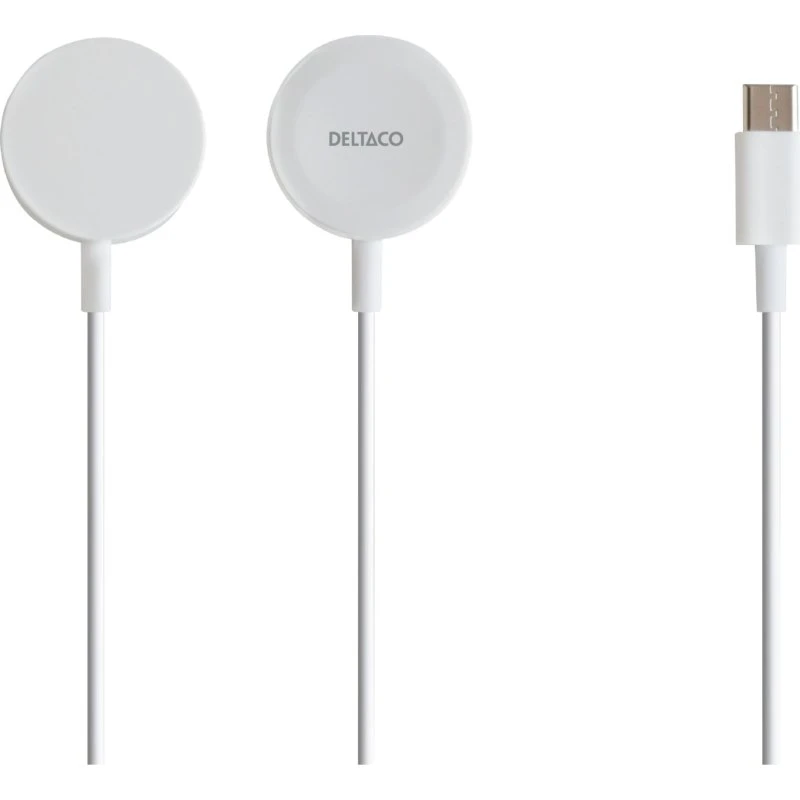 Deltaco AWC-101 Apple Watch oplader USB-C 1 m