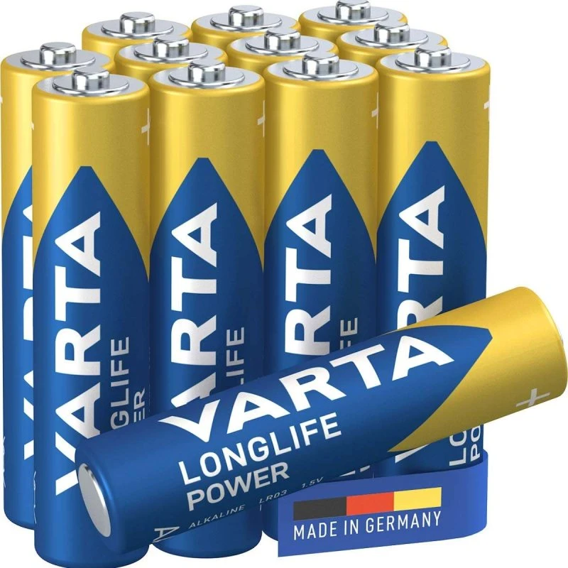Varta Longlife Power AAA 12-pak – Alkalisk 1,5V