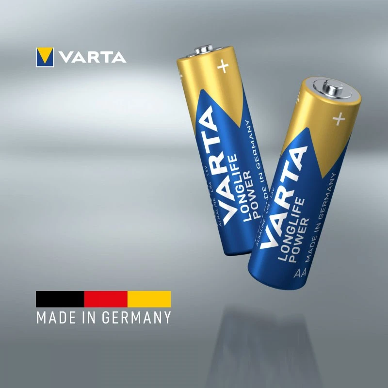 Varta Longlife Power AA 8-pak – Alkalisk batteri