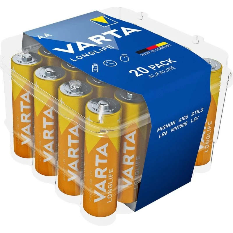 VARTA Longlife AA LR6 20-pak - Alkaline 1,5V