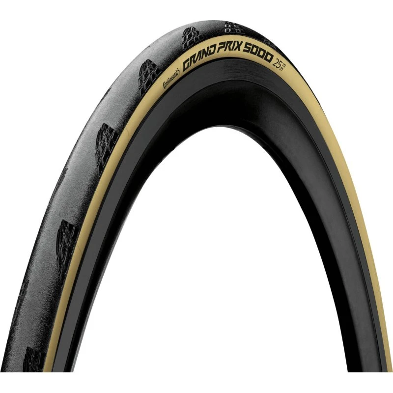 Continental Grand Prix 5000 700x25C Black/Cream (foldedæk)