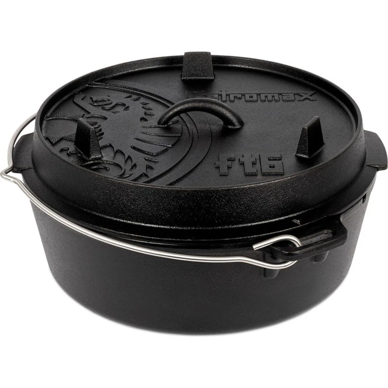 Petromax Dutch Oven FT6 - Plan bund, støbejern (uden ben)