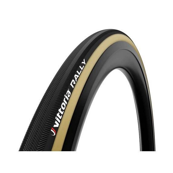 Vittoria Rally Tubular dæk 700x25c Tan/Sort