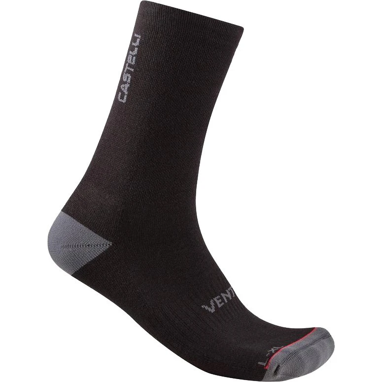 Castelli Venti Soft Merino cykelsokker - Sort S/M