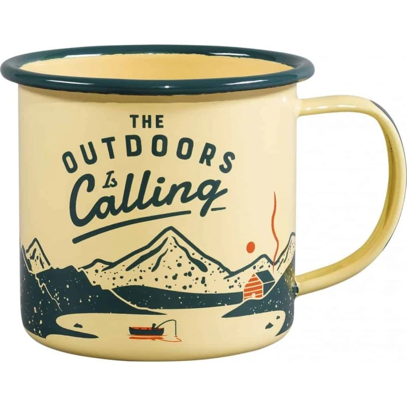 Gentlemen's Hardware Emaljekrus Gul - The Outdoors Is Calling