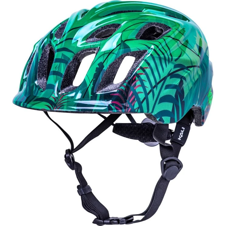 Kali Chakra Child Lighted børnehjelm Jungle Green 44–50 cm