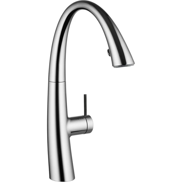 KWC Zoe køkkenarmatur med udtræk og lys, krom