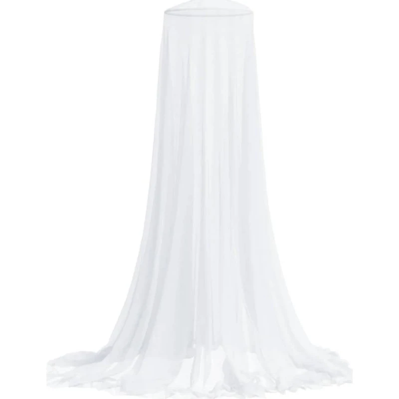 Myggenet til seng 56x56x220 cm - hvid, sammenklappeligt