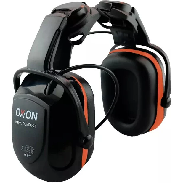 OX-ON BTH1 Comfort høreværn til hjelm, Bluetooth (sort/rød)