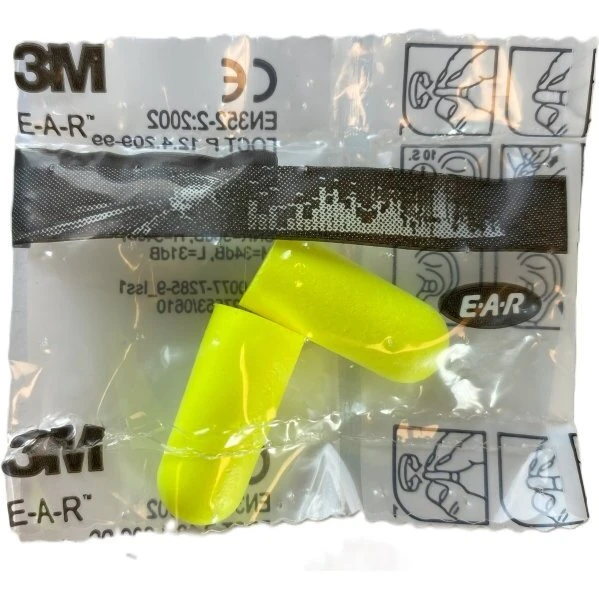 3M E-A-R Engangs ørepropper neongul SNR36
