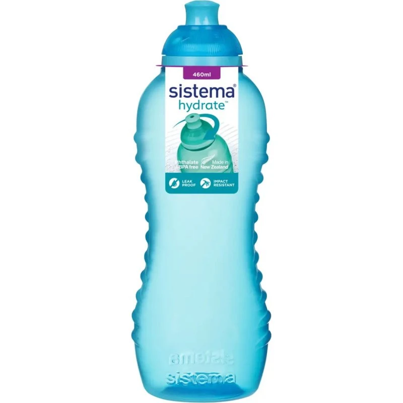 Sistema Twist N Sip drikkeflaske 460 ml – blå