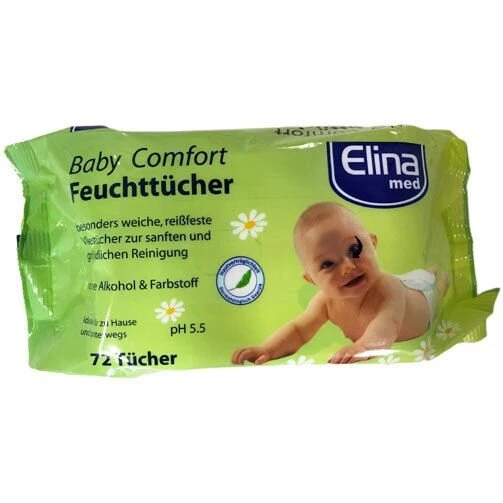 Elina Baby Vådservietter 72 stk.