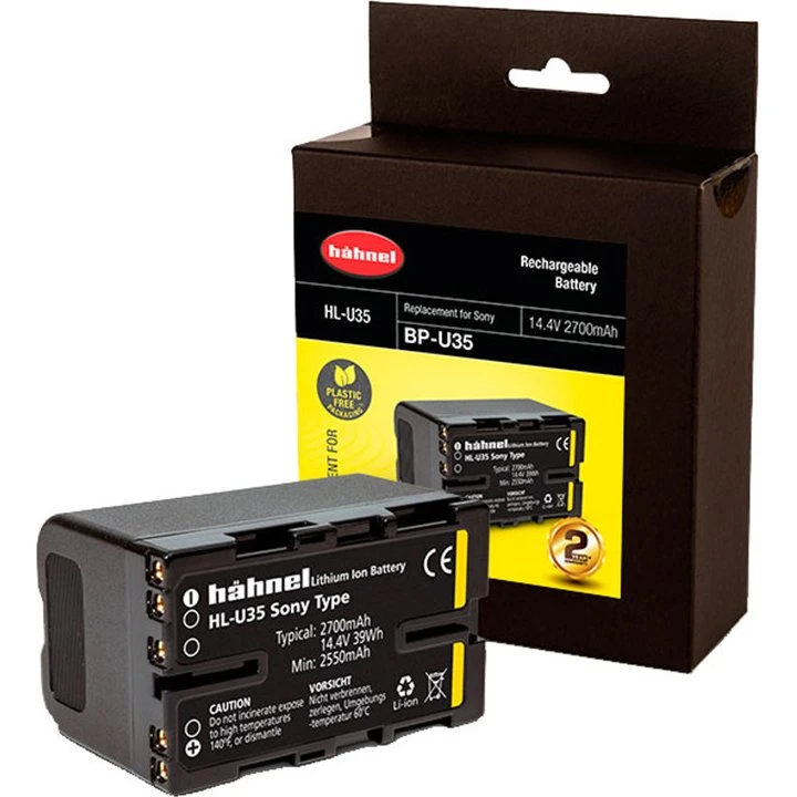 Hähnel HL-U35 / BP-U35 Genopladeligt kamera-batteri 2700mAh