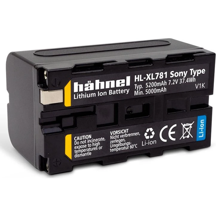 Hähnel HL-XL781 / NP-F750 5200mAh genopladeligt batteri