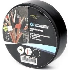 Sort isoleringstape 15 mm x 10 m – til styr og ledninger