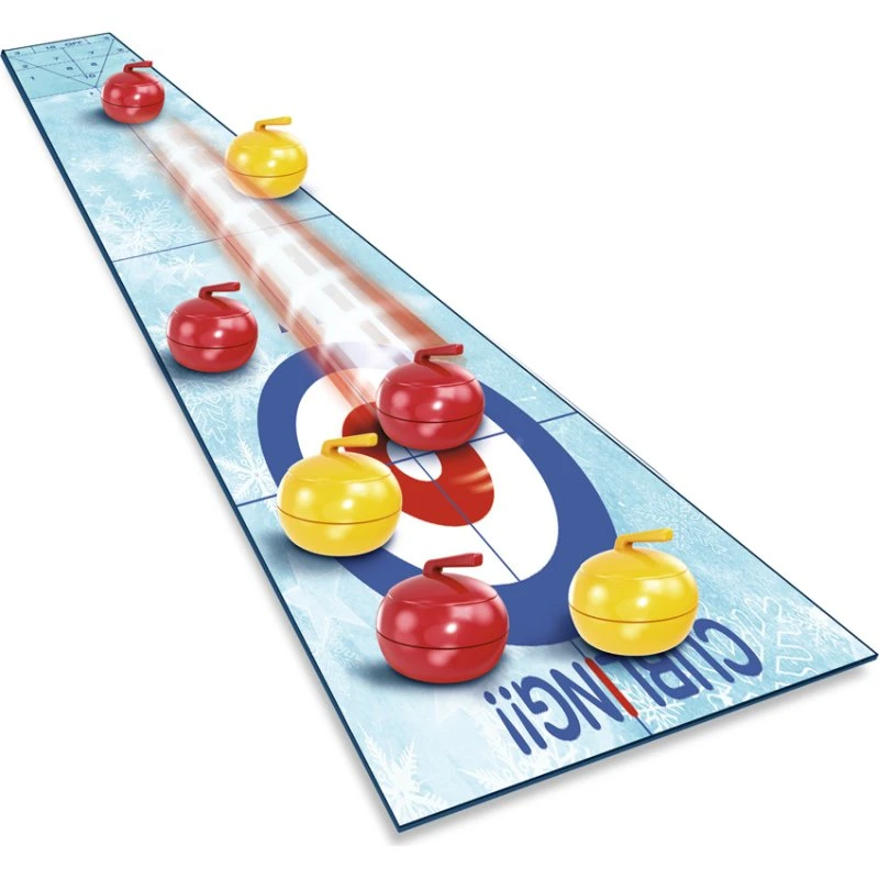 Vini Bordcurling 2-i-1 med gummimåtte 90x20 cm