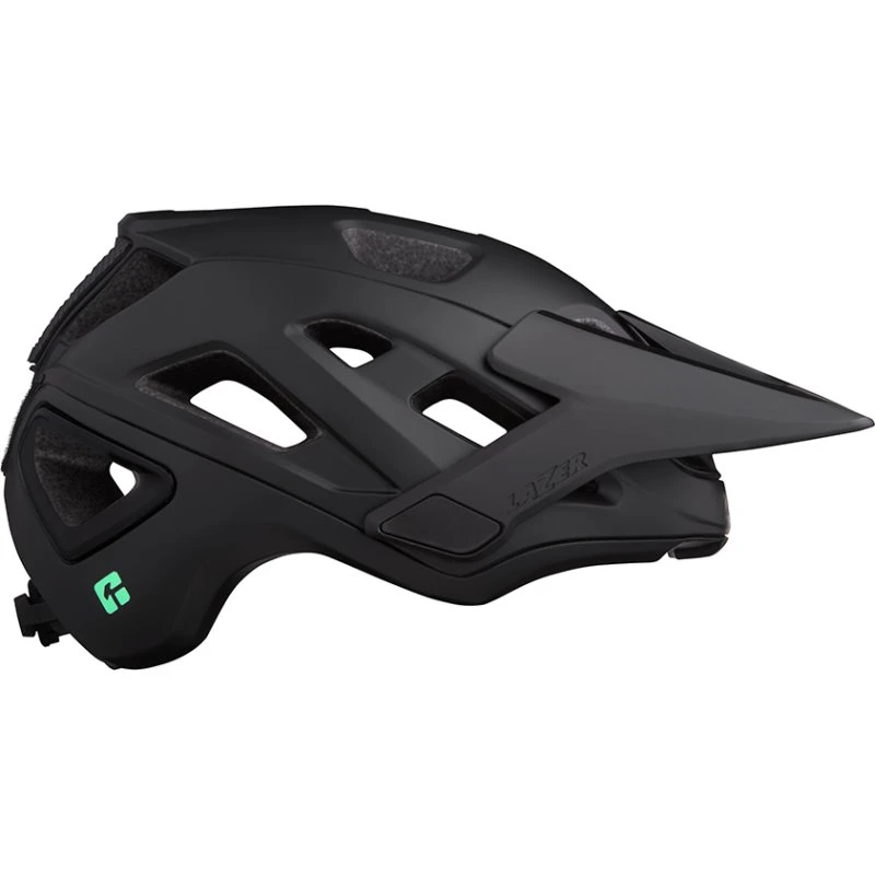 Lazer Jackal KinetiCore MTB-hjelm Mat Sort (52-56 cm)